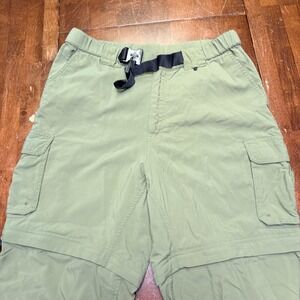 Boy Scouts Womens Large 32 Convertible Zip Off Cargo Pants Outdoor Hiking Pants